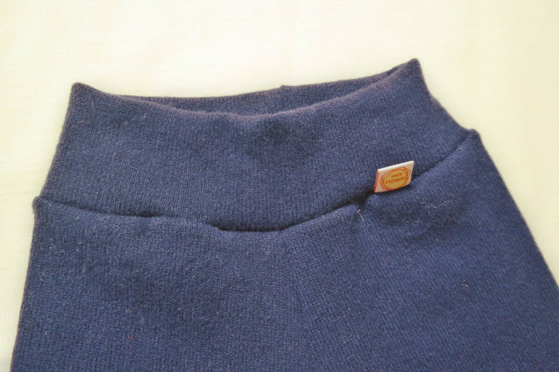 Outdoor-Hose für Kleinkinder 86/92 aus Upcycling Wolle in Dunkelblau