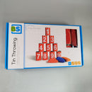 BS Toys Dosenwurfspiel – Set mit 10 Dosen & 2 Wurfsäckchen