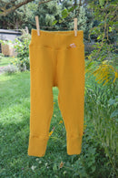 Upcycling Wolle Outdoor-Hose für Kleinkinder Größe 98/104 in Gelb