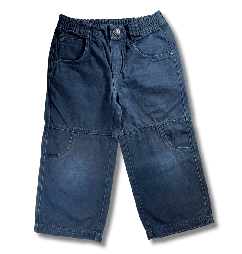 Dunkelblaue Jeanshose von Sanetta in Größe 98 für Kinder