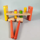 myToys Holzspielzeug-Bundle: Tierzug und Klopfbank