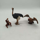 Bundle Tiere Set von 8 Panda & Känguru Figuren