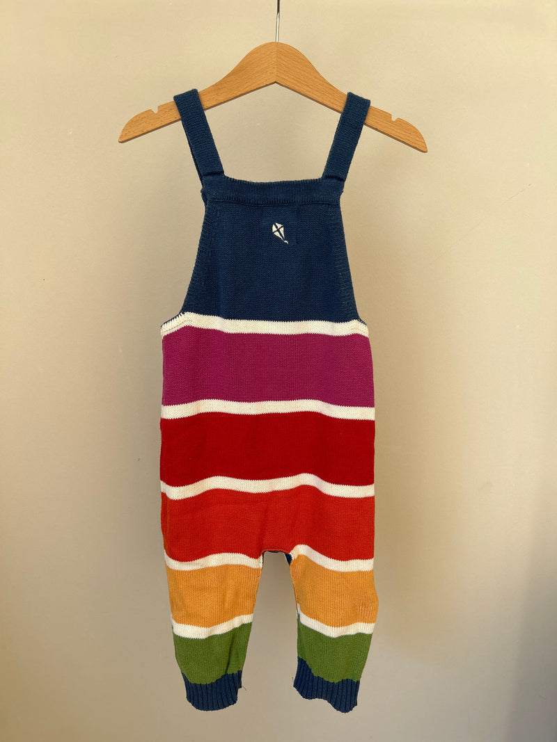 Kite knitted dungarees - size 80/86