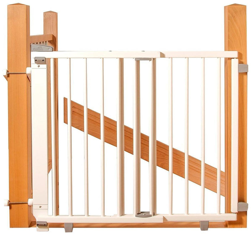 Geuther 2733+ swivel stair gate 67 - 107 cm beech incl. 2725 ZK+ w387