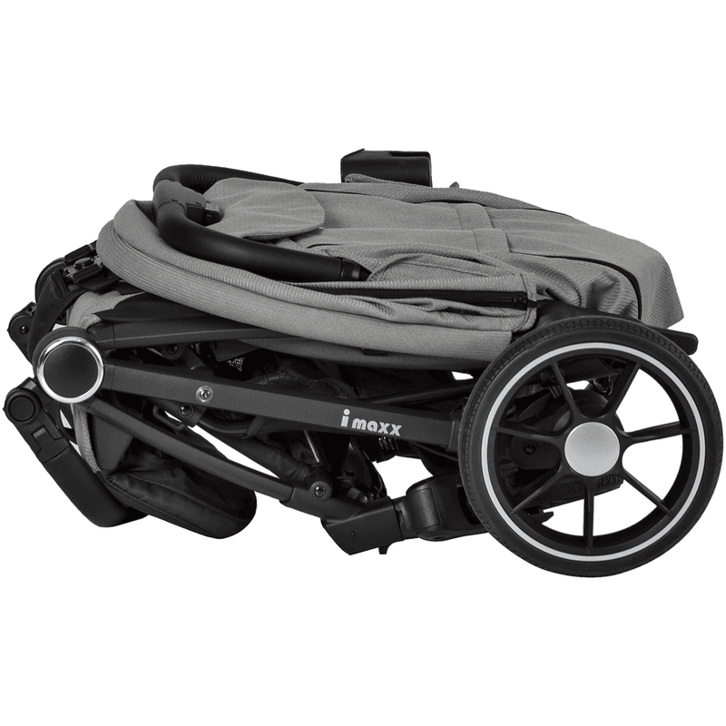 Hartan Buggy i-maxx Buggy1 Kinderwagen Reisebuggy Kinderbuggy stone grau schwarz