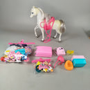 Barbie Bundle Puppen Set von 9 Figuren & Pferd