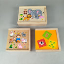 PEARL Playtastic Bundle Holz Tiere & Zahlen Set von 3