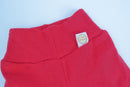 Growing pants for babies 62/68 made from upcycled wool in red