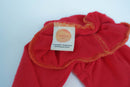 Growing pants for babies 62/68 made from upcycled wool in red