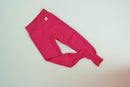 Leggings für Kleinkinder 86/92 aus 100% Upcycling Wolle in Pink mit Makel