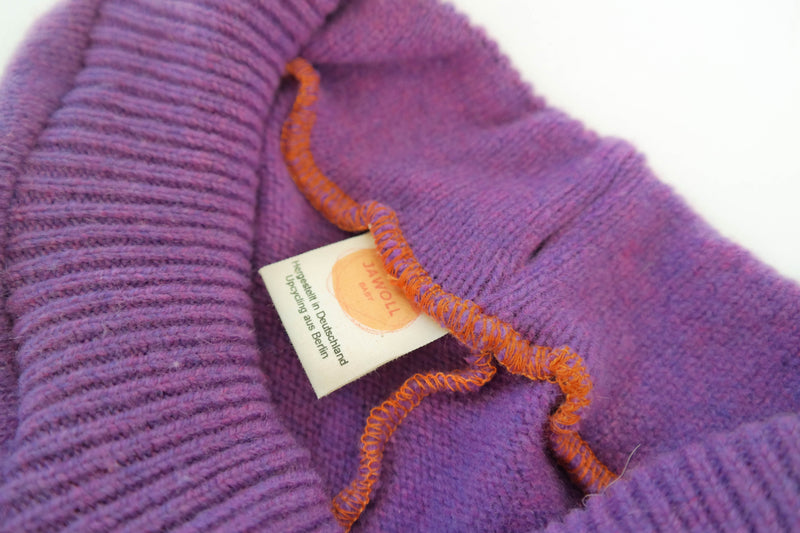 Growing Pants 86/92 made from Upcycled Wool in Purple