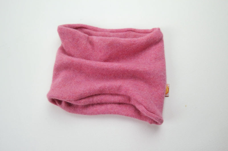 Loop for babies and toddlers upcycled cashmere in pink