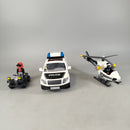 Playmobil Bundle Polizei Station Auto Heli ATV