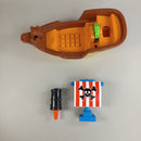 Playmobil 09118 1-2-3 Piraten-Schiff Boot Wasser-Spielzeug Kleinkind Spiel-Set