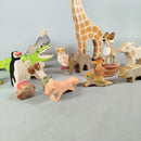 Bundle Holz Set von 17 Tiere & Menschen