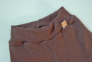 Mitwachs-Hose für Kinder 110/116 aus Upcycling-Kaschmir in Braun