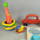 Hape Bundle Motorikbrett & Rasseln Holzspielzeug