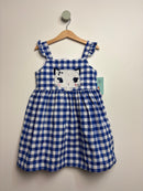 Kleid kariert Katze • 116 • deno kids
