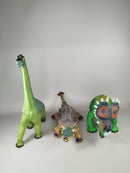 Dinosaurier Figuren Set von 3 – Brachiosaurus, Triceratops, Ankylosaurus