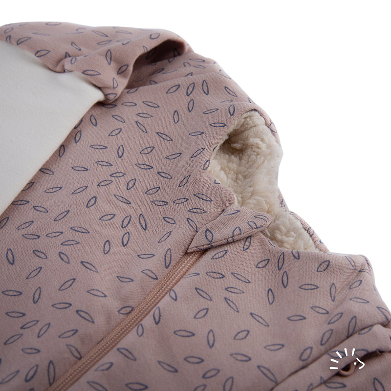 Popolini | Schlafsack VARIO | Beige Leaves