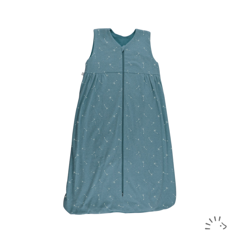 Popolini | Schlafsack ohne Arm | Vintage Blue Dandelion