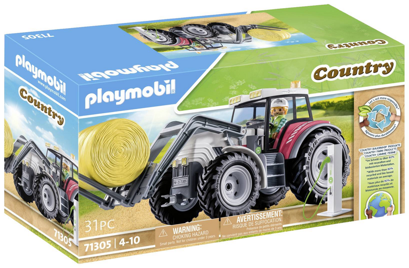 Playmobil Country Großer Traktor 71305 Spielware Landwirtschafts-Spielzeug