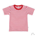 Popolini | T-Shirt | Karminrot-Ecru