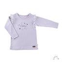 Popolini | Langarmshirt | Hellgrau - Print: Stardust