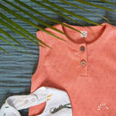 Popolini | Strampler | Brick Red