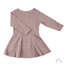 Popolini | Drehkleid | Beige Leaves