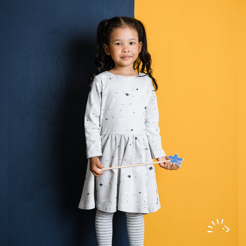 Popolini | Kleid Langarm | Planets