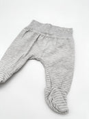 Gestreifte Hose mit Füßen - Gr. 56 (Ergee)