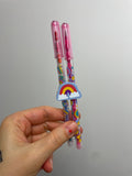 2in1 Steckstift Regenbogen mit Radierer