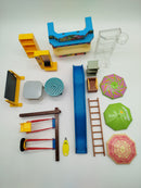  Teilsets - Süßigkeitenstand, Spielplatz, Strand