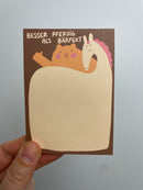 Besser Pferdig als Bärfekt • Block