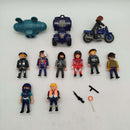 Playmobil Bundle Polizei Set von 9 Figuren & Fahrzeuge