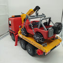 Bruder MAN TGA 02750 Abschlepp-LKW mit Geländewagen