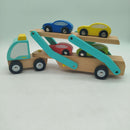 Holz Autotransporter LKW mit 4 Autos