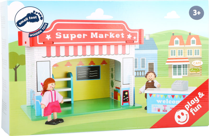 Puppenhäuser Puppenhäuser Spielen & Lernen Spielhaus Supermarkt Label Image Last Season