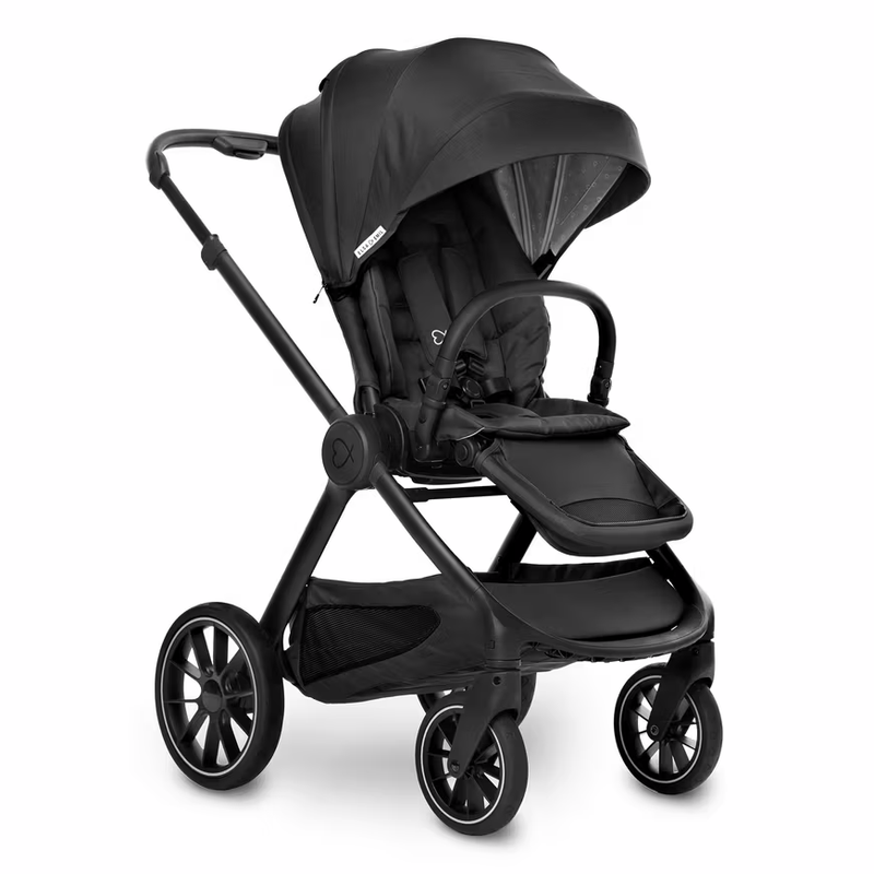 ELSA & EMIL Kinderwagen Kombikinderwagen Buggy Gorillaschwarz mit Regenverdeck