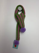 Merinoschal • Stripes & Bommel • handmade by fUXvintage