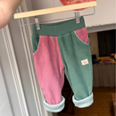 Oktopulli Mitwachshose  Elli | Bio-Cordnicki | Altrosa Grün 116-128