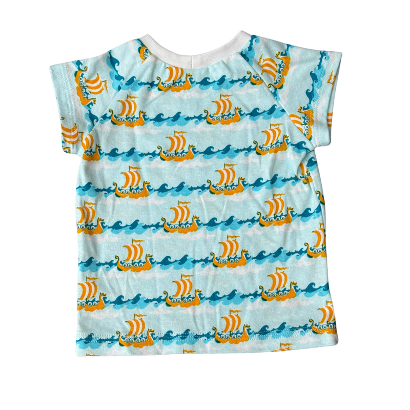 Libminna | T-Shirt | Seepferdchen (Weiß)