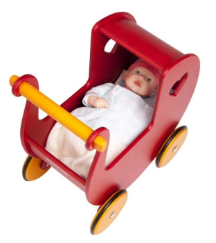 MOOVER - Doll's pram (red) WITHOUT bedding