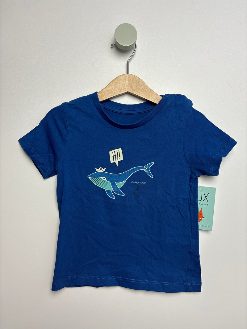 T-Shirt Whale • 86 • alb stoffe