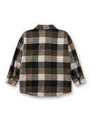 Sanetta Jungen-Hemd olivgrün kariert Gr. 104