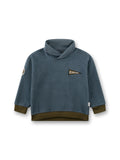 Sanetta Jungen-Sweatshirt blau Teddy-Qualität Gr. 98