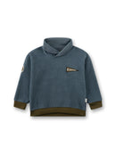 Sanetta Jungen-Sweatshirt blau Teddy-Qualität Gr. 104