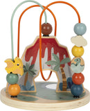 Holzspielzeuge Spielen & Lernen Motorikschleife „Dino“ Small Foot 12617-42-motorikschleife-dinosaurier-small-foot-rueckseite-pteranodon-tyrannosaurusei.jpg Kollektionsmuster