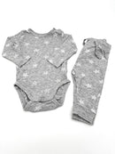 Zweiteiler mit Sternenmuster - Gr. 62 (H&M)